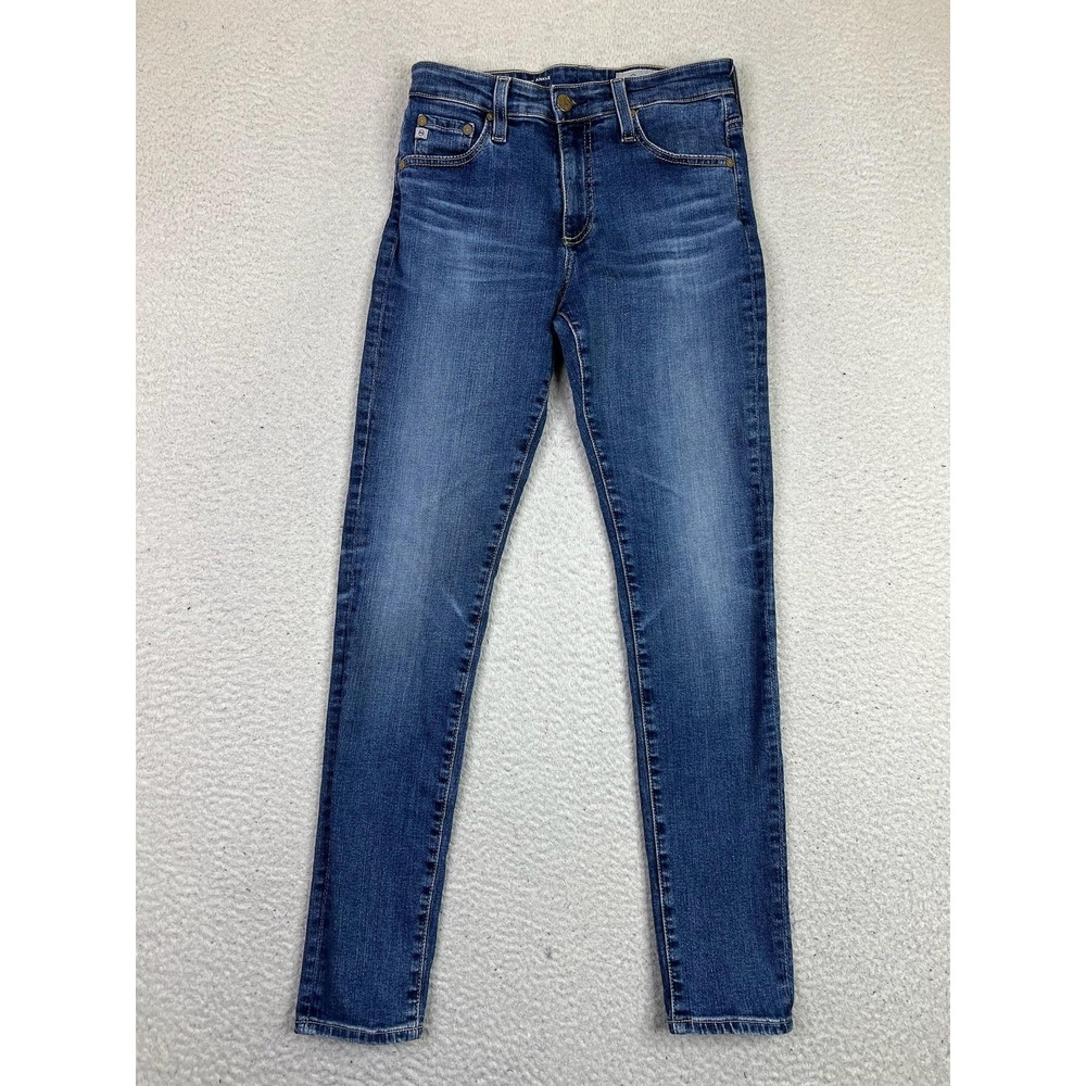 AG Adriano Goldschmied Farrah Skinny Ankle Jeans Womens 26 Blue RAS177707YCOV